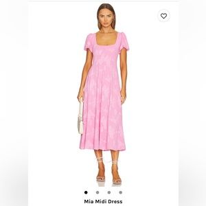 Show Me Your Mumu pink maxi dress - worn once